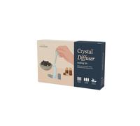 Crystal Diffuser Kit by OurHands - Make Your Own Custom Rose Quartz, Purple Amethyst and Lava Rock Diffuser - Also Includes 3 Premium Fragrance Oils and Base - Home Fragrance Set