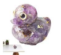 Crystal Discover Figures - Crystal Gravel - Ducks Tabletop, Cute Ducks Animal Sculpture | Natural Crystal Glue - Duck Figure, Collector's Decoration for Living Room, Bedroom, Cupboard