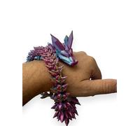 Crystal Dragon, 3D articulated Dragon, Fantasy Desk Decor, Collectible Mythical Creature, a Unique Dragon Gift - 4 different sizes to choose from