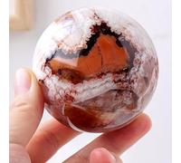 Crystal Dragon Pattern Geode Ball Home Living Room Porch Decoration Feng Shui Ornaments for Divination Photography,50~55mm