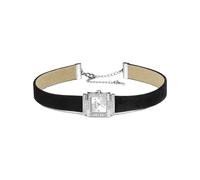 Crystal-Embellished Analogue Watch - female - Guess - Necklaces - Black - ONE SIZE - Accessories ONE SIZE