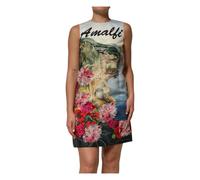 Crystal Embellished Mini Dress - female - Dolce & Gabbana - Short Dresses - Multicolor - XS - Dresses XS