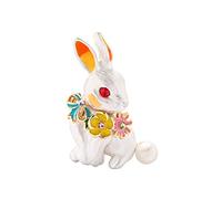 Cute Alloy Personality Bunny Brooch with Pearl Decoration, Ideal for Women and Girls, Perfect for Valentine'S Day, Anniversaries, Birthdays, and Christmas