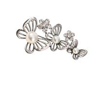 Crystal Encrusted Animal Brooch Stylish Metal Construction Snug Fastener Chest Pin Perfect For Outdoor Activities Elegant Animal Brooch For Formal Occasions