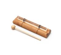 Crystal Energy Bar Chime - Wood Hand Wind Chime Bell Percussion Instrument with Mallet For Meditation, Sound Healing, Yoga and Classrooms(C7)