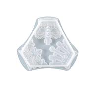 Crystal Epoxy Crowns Flower Shape, Aromatherapy Plaster Decoration, Silicone Pendant for Crafts, Decoration Moulds for Resin
