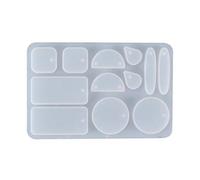 Crystal Epoxy Resin Mould Earrings Dangler Casting Silicone Mould DIY Crafts Jewellery Pendant Making Tools