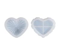Crystal Epoxy Resin Silicone Storage Box Heart Shaped Hand Making Accessories for Hand Making Silicone Jewelry Box Molds for