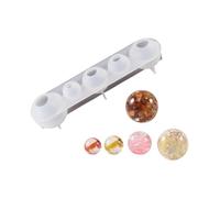 Crystal Epoxy Resin Sphere Mold Home Decors Sphere Silicone Molds Easy to Use Sphere Ornament Mold for Crafting