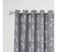 Crystal - Extendable Curtain Pole with Pair of End Finials in Brushed Silver - 1.6 - 3m - Emma Barclay | TJ Hughes