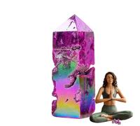 Crystal Figure, Crystal Statue: Sphalerite Decoration with Natural Crystals - Meditation Yoga Relieving The Gradient Of A Calming Companion For Bedroom,