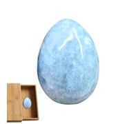 Crystal Figurine - 4-5cm Polished Palm Stone, Pocket Worry Stone, Decorative Sphere with Reiki Energy | Crystal Ornament for Home Office Desk Decoration, Meditation, Spiritual Healing