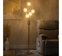 Crystal Floor Lamps for Living Room Bedroom with 5 Light