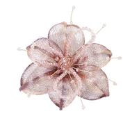 Crystal Flower Sew Brooch Trimmings Applique for Wedding Dress Curtain Scarf Do It Yourself Decorations Supplies Party Dress Brooch