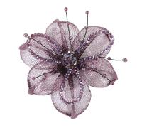 Crystal Flower Sew Brooch Trimmings Applique for Wedding Dress Curtain Scarf Do It Yourself Decorations Supplies Party Dress Brooch
