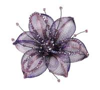 Crystal Flower Sew Brooch Trimmings Applique for Wedding Dress Curtain Scarf Do It Yourself Decorations Supplies Party Dress Brooch