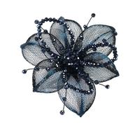 Crystal Flower Sew Brooch Trimmings Applique for Wedding Dress Curtain Scarf Do It Yourself Decorations Supplies Party Dress Brooch
