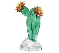 Swarovski Crystal Flowers Golden Yellow Cactus Ornament 5427592