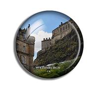 Crystal Fridge Magnets Edinburgh UK Travel Souvenir Funny Sticker for Gift Home Decoration Office Whiteboard