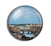 Crystal Fridge Magnets Florence Italy Travel Souvenir Funny Sticker for Gift Home Decoration Office Whiteboard