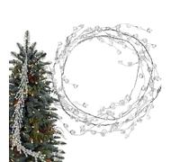 Crystal Garland - 43.31 Inch Festive Crystal Decoration | Flexible Acrylic Garland - Versatile Wedding Christmas Decoration with PP Wire Acrylic Design Can Be Shaped for Indoor Use and Celebrations