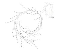 Crystal Garland - Portable Crystal String, Crystall Garland For Christmas Tree, Sparkling Realistic Ornaments, Crystals For Decoration Outdoor Chandelier Mantel Porch Stairs Winter Front Door