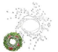 Crystal Garland Strands | 3.6 Ft Pearls String Wedding Decoration - Acrylic Crystal Beads Shimmer Garland for Christmas Tree Wedding Home Decorations