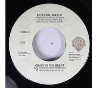 Crystal Gayle 45 RPM Crazy In The Heart / Cry