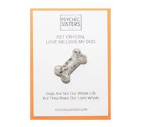 Crystal Gemstone Cards, Pocket-Sized with Poems and Gemstone Keepsakes (DOG CRYSTAL CARD)