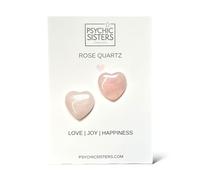 Crystal Gemstone Cards, Pocket-Sized with Poems and Gemstone Keepsakes (ROSE QUARTZ)