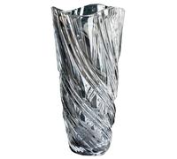 Crystal Glass Vase for Decor, Irregular Flower Vases for Centerpieces, Decorative Table Vase for Living Room, Home, Fireplace, Kitchen,Wedding, Shelf Decor Accents B