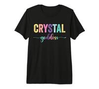 Crystal Goddess Spirituality Witchy Wiccan Crystals Healing Premium T-Shirt