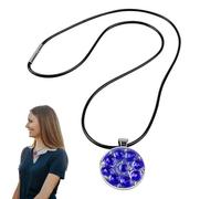 Crystal Golf Ball Marker - Flower Shape Ball Marker with Necklace | Beautiful Crystal Golf Accessories Gift for Women and Ģolf Lovers, Elegant Putting Ḿarker for Course Play