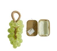 Crystal Grape Soap, 2026 New Crystal Grape Soap on a Rope, Handmade Aromatic Bar Soapfor Bath and Hand Washing, Gentle Cleansing Soaps for Men and Women, Gifts & Decoration, Fresh Air (Green)