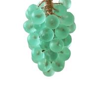 Crystal Grape Soap, Handcrafted Grapes Soap on a Ropes, Cold-Process Soaps for Hand Washing, Air Freshening, or Decoration for Washing Hands and Bath (1, Bule)