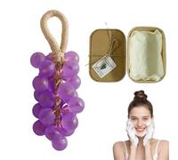 Crystal Grape Soap - Handmade Artisan Moisturizing Body Shower And Facial Cleansing, Gentle Cleansing Soap, Personalized Original Handmade, Moisturizing Essential Oil for Shower (Lavender)