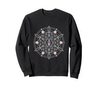 Crystal Grid Mandala Rockhound Collector Lover Sweatshirt