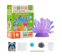 Crystal Growing Kit for Kids, DIY Crystal Science Experiment Set for Boys and Girls Ages 6-12,Educational Chemistry Kit,Fun Science Lab Gift for Kids