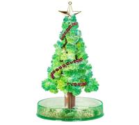 Crystal Growing Kit, Mini Growing Chritsmas Tree Funny Educational DIY Crystal Paper Christmas Trees Toys Desk Decor for Kids on Birthday, Winter Style 1|Folding Christmas Tree