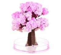 Crystal Growing Kit, Mini Magic Sakura Tree Crystal Growing Cherry Blossom Paper Sakura Crystal Trees Toys Desk Decor Gift for Kids on Birthday, Christmas 2