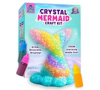 Crystal Growing Kit- STEM Kits Project For Kids Ages 8-12, Science Experiment For Kids, Grow Your Mermaid Crystal Set, Fun STEM Toy for Ages 6 7 8 9 10 Birthday Gifts For Girls