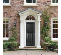Crystal GRP Front door Eaton Solid Black 920mm x 2090mm Open in Right GRP Front door Eaton Solid door