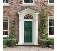 Crystal GRP Front door Eaton Solid Green 920mm x 2090mm Open in Left h GRP Front door Eaton Solid door