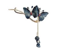 Crystal Hair Clips, Hair Claws - Elegant Hairpin and Clip for Women, Non-Slip Hair Clips, Rhinestone Tassel Hair Chain Decorated with St