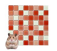Crystal Hamster Cooling Pad,Hamster Chiller Glass Stone Hamsters Cooling Pad,Summer CoolingPad,Dwarf Pet Blue HamsterBed Ice