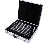 Crystal Harp, For Sound Therapy Healing Meditation, C Key 8 Notes C5 D5 E5 F5 G5 A5 B5 C6, Perfect Healing Musical Instrument， With Aluminum Suitcase (Size : 432HZ)