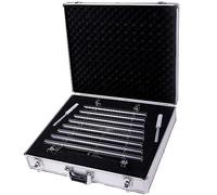 Crystal Harp Kit, 8 Notes C5 D5 E5 F5 G5 A5 B5 C6, Perfect Healing Musical Instrument，for Sound Therapy Healing Meditation, With Aluminum Suitcase(440HZ)
