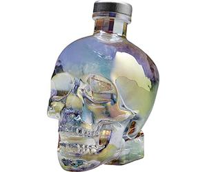 Crystal Head Aurora Vodka 70cl, 40% ABV - Award-Winning Premium Distilled Vodka, Filtered through Crystal - Includes Crystal Iridescent Skull Bottle