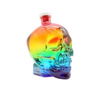 Crystal Head Pride Limited Edition Vodka 1.75 Ltr | Award-Winning Premium Distilled Vodka, Filtered through Crystal | Includes Crystal Rainbow Pride Skull Bottle | 40 Percent ABV