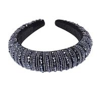 Crystal Headband for Girls and Brides, Delicate Broadside Hair Accessory